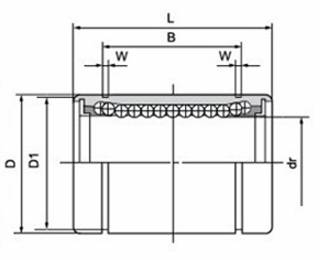 SC12UU 12*29*36mm het Lineaire Lager van het de Diablok van het Motielager 0