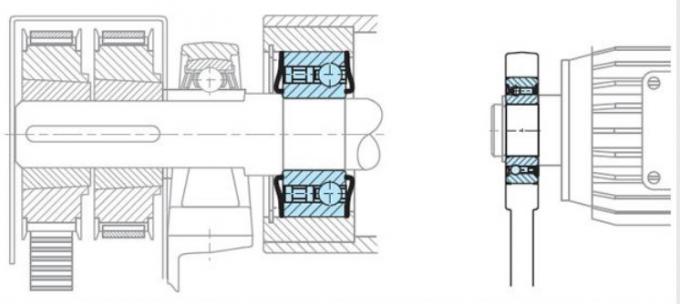 Eenrichtingsspraak type overlopende koppeling 20x47x14mm VERZEGELD CSK20PP Gcr15 voor drukmachines 3